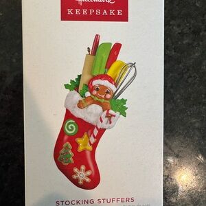 Hallmark Keepsake Christmas Stocking Ornament m
